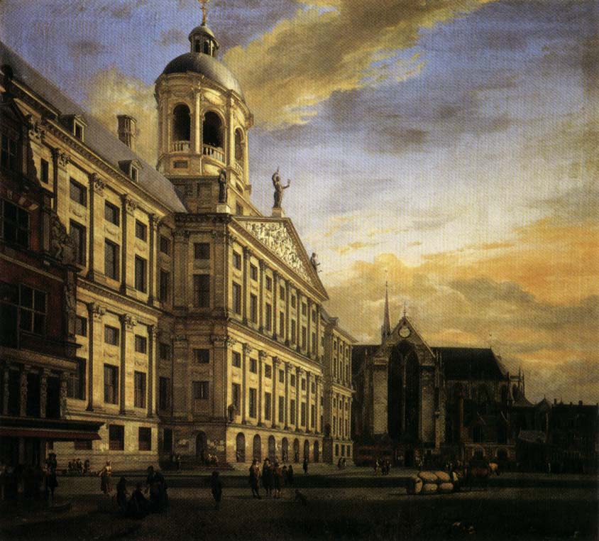 Jan van der Heyden The City Hall in Amsterdam